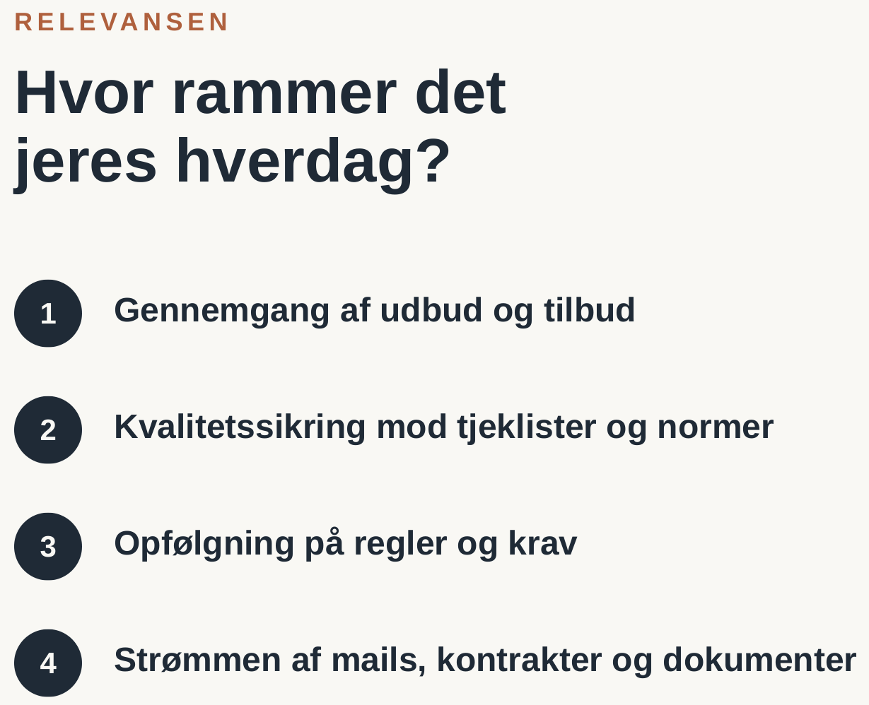 Fire eksempler på dokumenttungt SMV-arbejde hvor agenter kan hjælpe